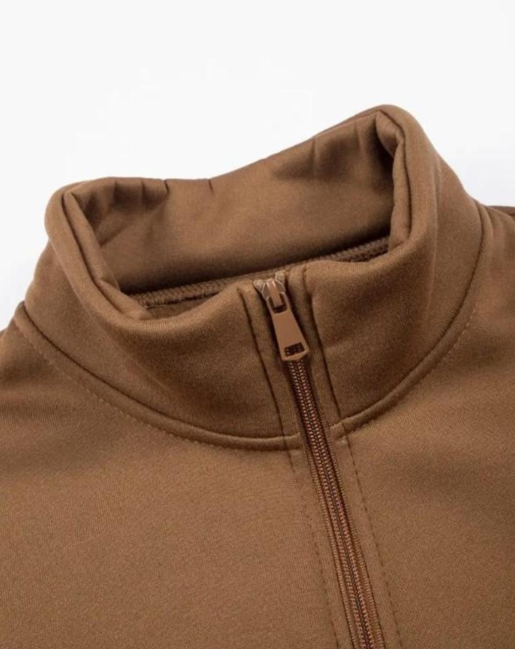 2 pcs plain zipper track suit